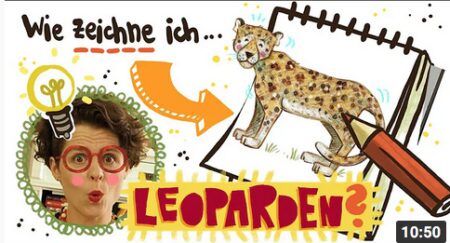 Den Leopard aus „Die Schule der magischen Tiere“ selberzeichnen auf Youtube