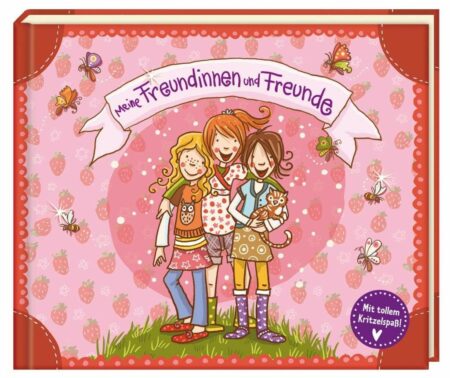 Meine besten Freundinnen und Freunde – Freundebuch mit Kritzelspaß